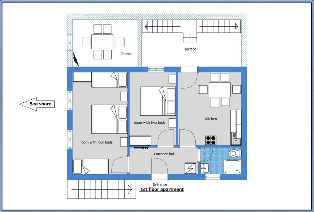Rose - Apartmani Janovic Lustica Bagian luar foto